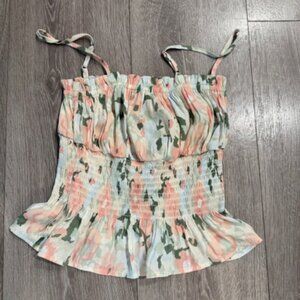 Glossons Floral Tank Size 6 New Without Tags